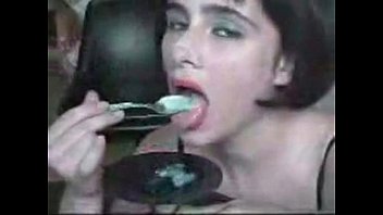 xhamster com 4365189 eating cum with a spoon