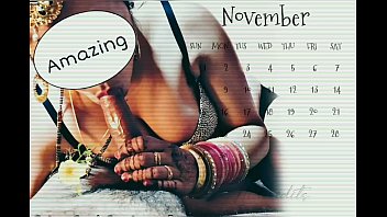 Desi Indian wife Mishthi's Calendar for Year 2020