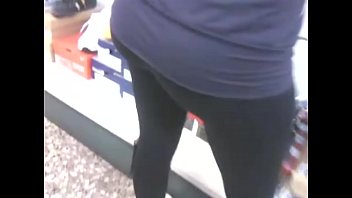 Teen with good ass in shop