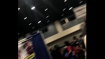 Bulge flash at comicon lol. Check the reaction to the bbc by the white girl at the end