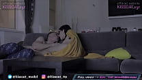 Fucks Step Sister while Youtube Watching / Homemade Couple Kiss Cat